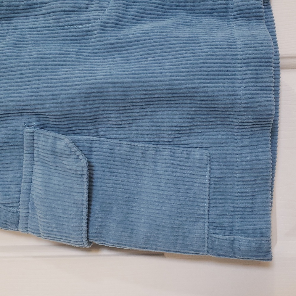 COTTON ON Sky Blue Corduroy Cargo Skirt • Utility Mini • 29” Waist • SIZE 4 - Picture 6 of 14